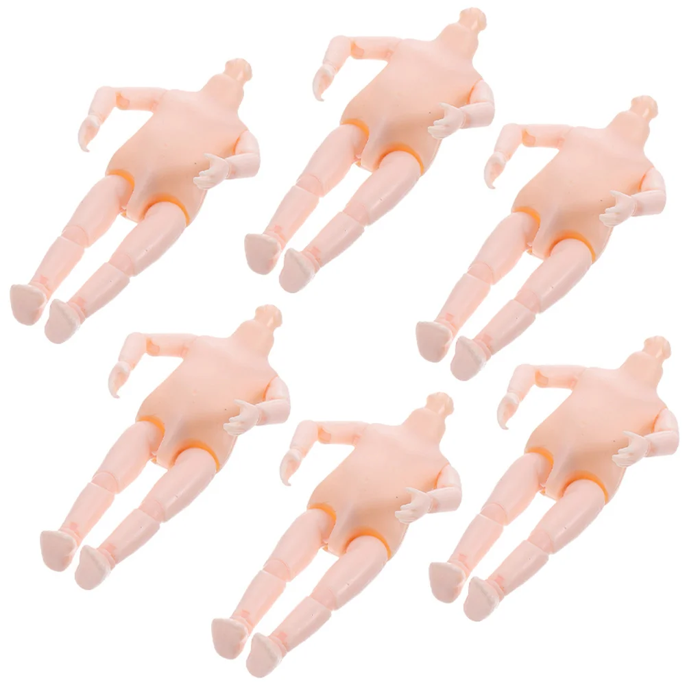 

6 Pcs Kids Outfits Naked Accessories Dress Display Holder Drawing Mannequin Figure Child