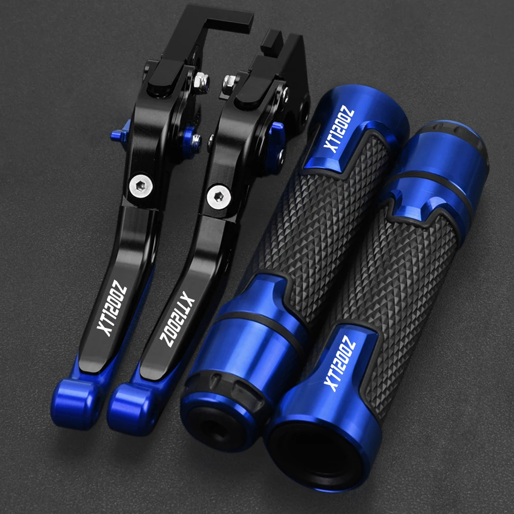 

Motorcycle Aluminum Adjustable Brake Clutch Levers Handlebar Hand Grips Ends FOR YAMAHA XT1200Z XT1200Z/ZE/SUPERTENERE 2010-2018