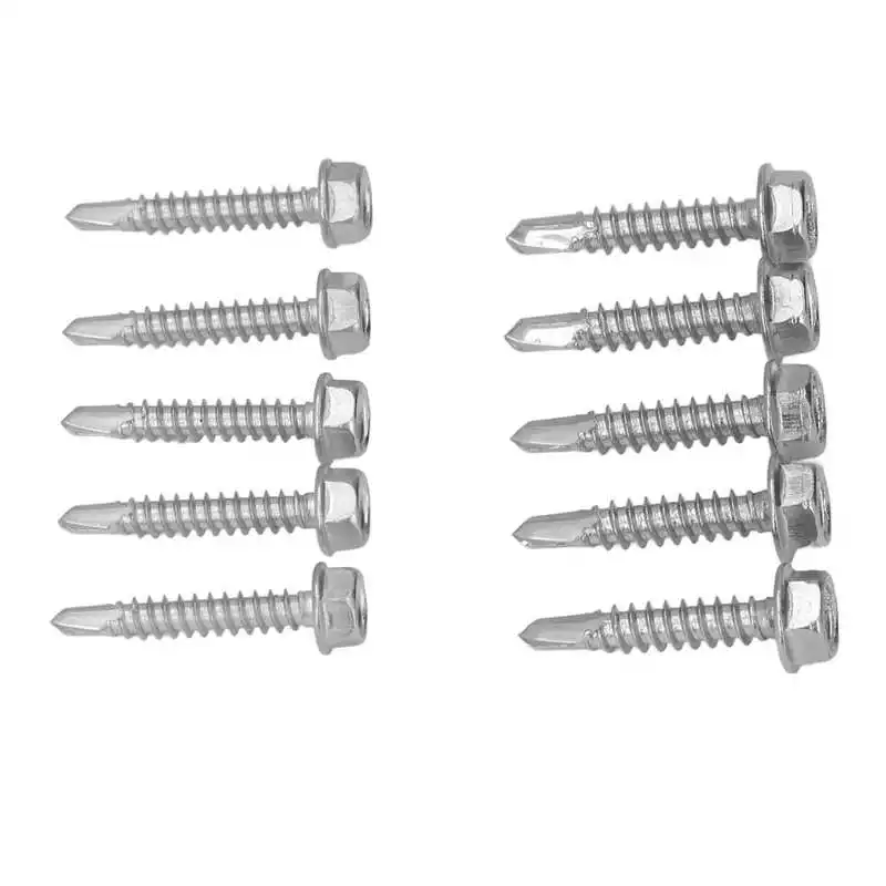 Self Tapping Screw Hex Washer Screws Non Slip for Industrial Repairing