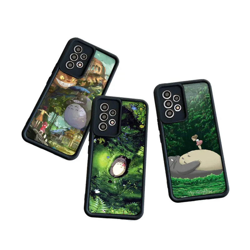 

Ghibli Totoro Phone Case For Xiaomi Redmi Note 12 11 10 9 Pro 5G 10C 9s 9A 9C 9T K40 K50 All-inclusive Anti-drop Soft Cover