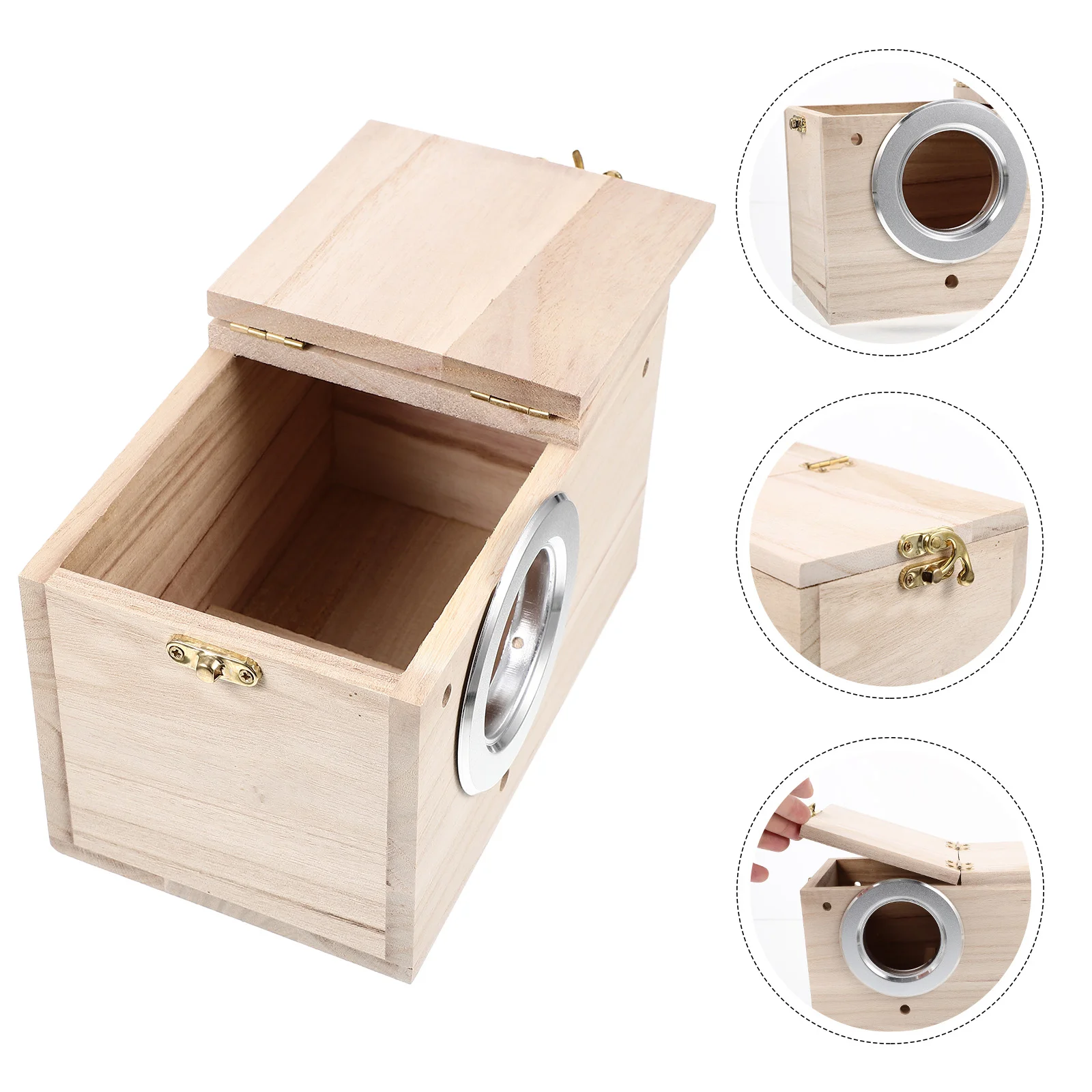 

Bird Breeding Box Outdoor Playset Parrot Nesting House Outdoor Decor Bird Nest Birds Lovebird House