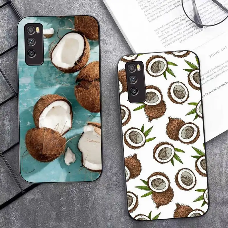 

Summer coconut Phone Case for Huawei Mate 20 10 9 40 30 lite pro X Nova 2 3i 7se