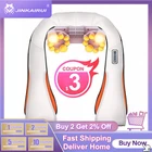 Электрический универсальный Массажер Шиацу для шеи спины ног рук тела Jinkairui 4 кнопки (Оригинал)