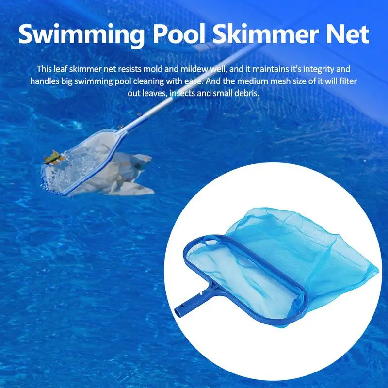 

Pool Cleaning Net Professional Tool Salvage Net Mesh Pool Skimmer Leaf Catcher Bag Outdoor Swimming Pool Cleaner Accessories