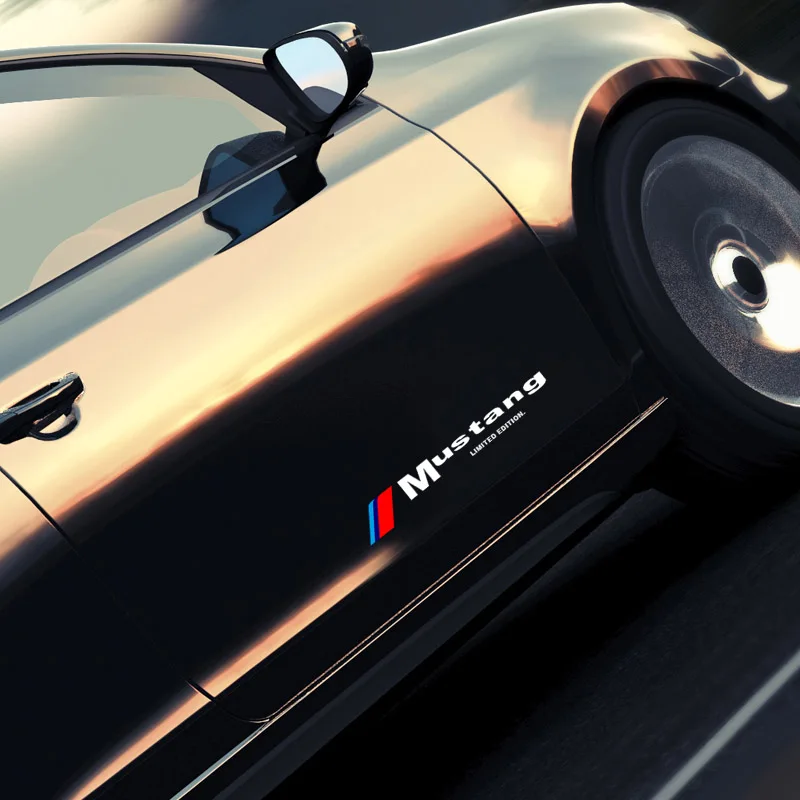 2 шт. автомобильные 3D наклейки на боковые двери