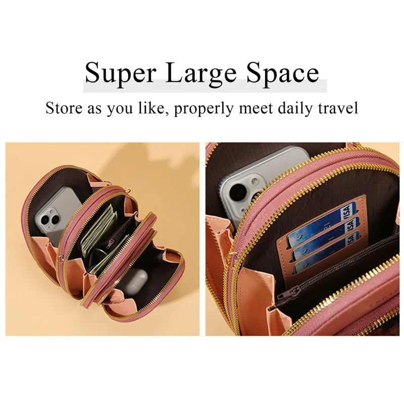 Women Mini Backpack Pu Leather Soft Touch Small Backpack Multi-Function Female Ladies Shoulder Bag Purse 2023