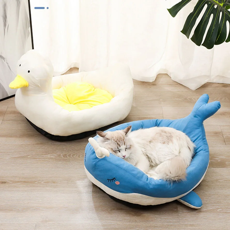 

Beds For Dog Cat Cartoon Animal Pet Bed Small Dog Cat Sleep Cushion Pet Products Puppy Pad Cat Kennel House