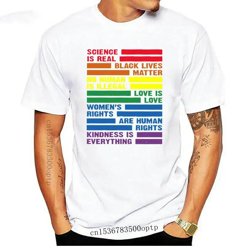 

Fashion New Science Is Real Black Lives Matter Love Is Love Womens Rights Are Human Rights Kindness Is Everything Shirt
