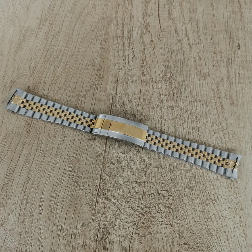 SUB Steel Watch Strap 20mm 5 Baht with Single Folding Buckle Fits Our SUB 40mm Case Watch Accessories