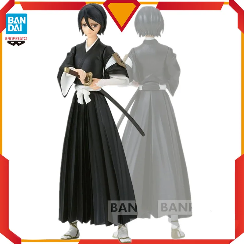 

In Stock Banpresto Original SOLID AND SOULS BLEACH Kuchiki Rukia Ver. 14CM PVC Action Figures Model Collection Anime Figure Toy