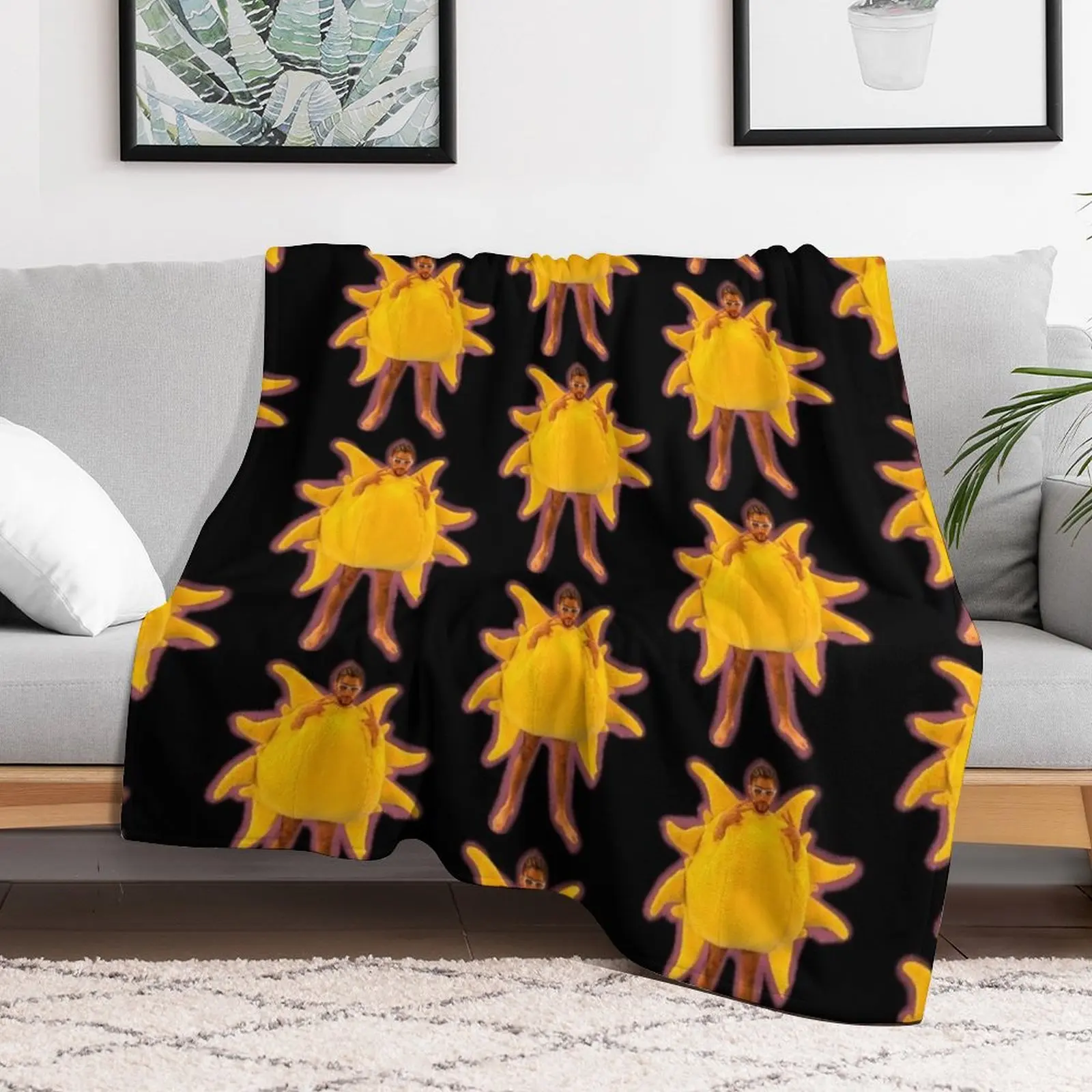 Одеяло Bad Bunny Neverita Video Sol Очень большое одеяло для кровати