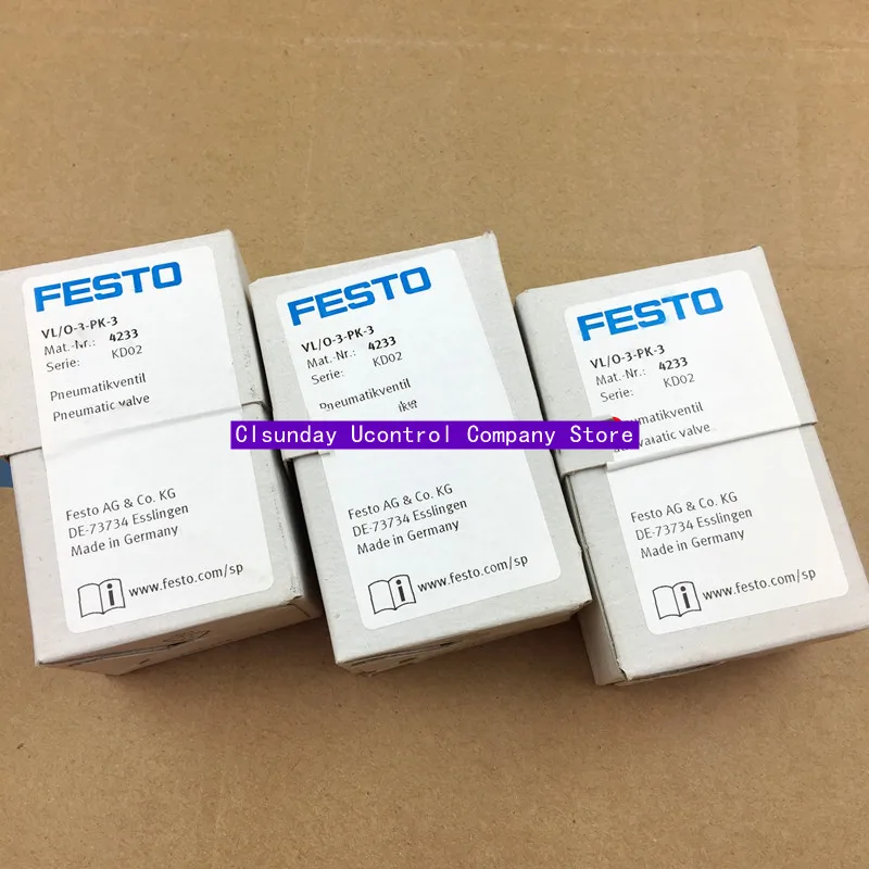 

Новый оригинальный воздушный регулирующий клапан FESTO VL/O-3-PK-3 4233