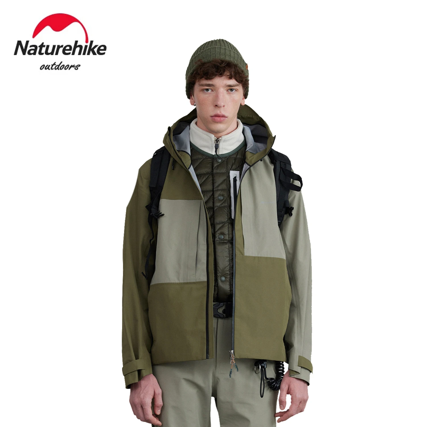 

Naturehike уличные куртки с капюшоном для мужчин Кемпинг Туризм Осень Мужская дышащая водонепроницаемая Толстовка ветровка куртка для Приключения
