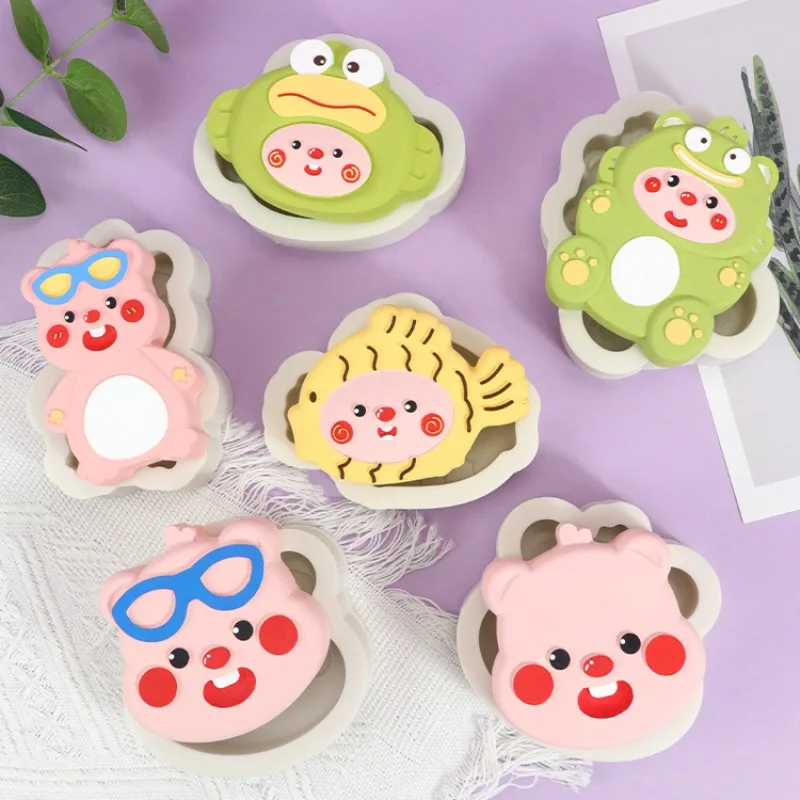 

Cute Funny Pink Beaver Silicone Mold Lovely Animals Fondant Chocolate Clay Resin Biscuit Mould Cakes Decorations Bakery Tools