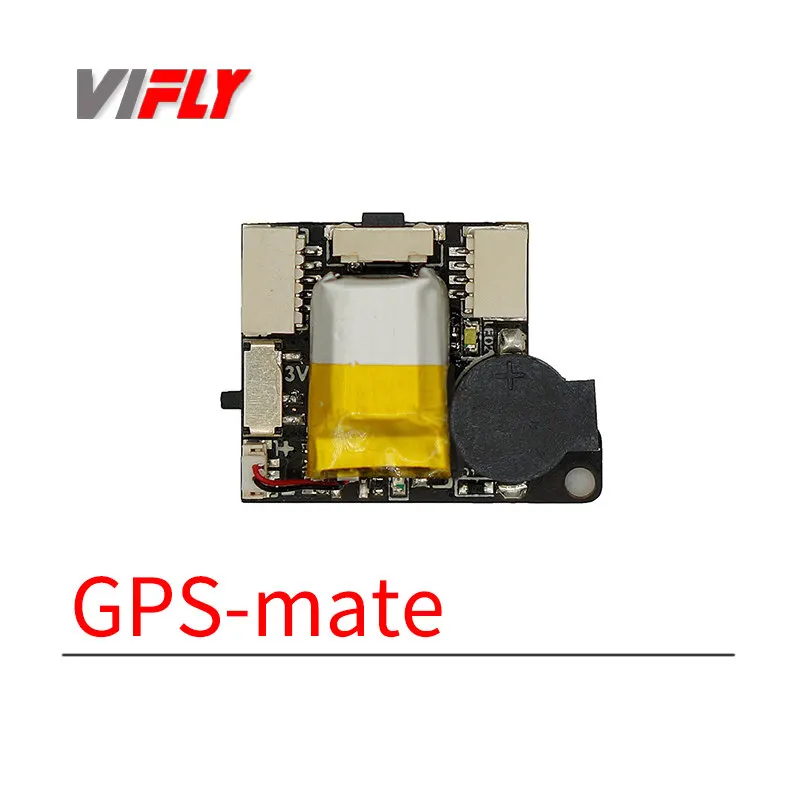 Эксклюзивный модуль питания LIPO 26x20x8 мм VIFLY GPS-Mate 3,7 в 50 мАч со встроенным сигнализатором потери для дрона GPS BN180 BN220 BN880 BN280