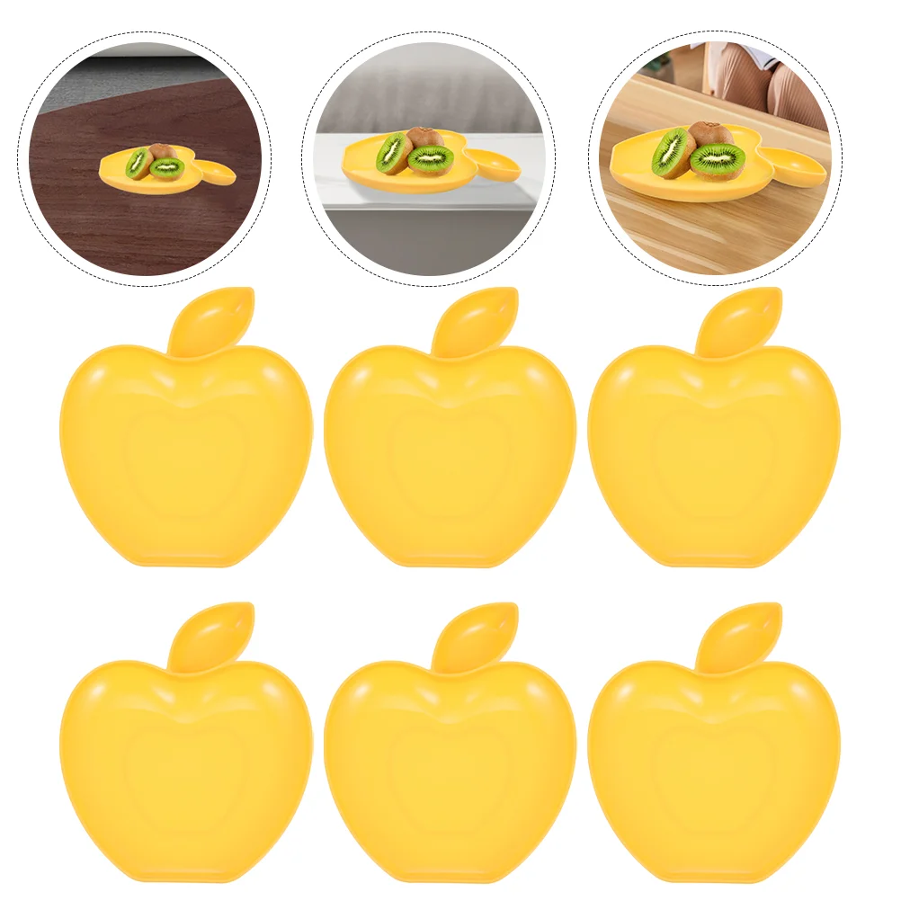 6 шт. тарелки для пельменей с яблоком сервировки еды кухонный контейнер гаджетов
