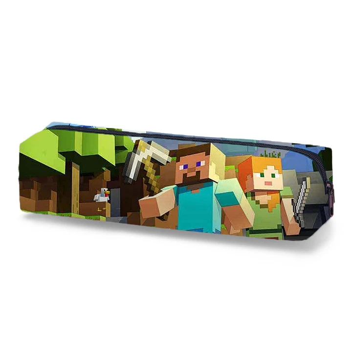 1 шт. пенал для карандашей Minecraft, мультяшный, креативный, двухслойный, для школьников, большой вместимости, сумка-игрушка (art.: 3920dc0bbb85b) - 3920dc0bbb85b
