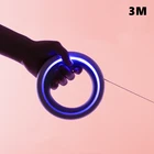 Умный выдвижной поводок для собак Moestar в виде НЛО 2 Plus, светодиодный светильник с подзарядкой через USB, противоскользящая ручка, блокировка тормоза одной рукой и паузы