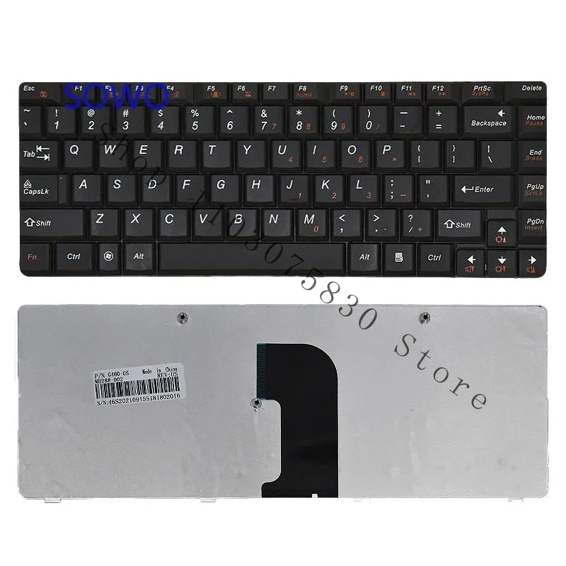 WYORESY новая сменная клавиатура для ноутбука совместимая с LENOVO G460 G460A G460E G460AL G460EX G465
