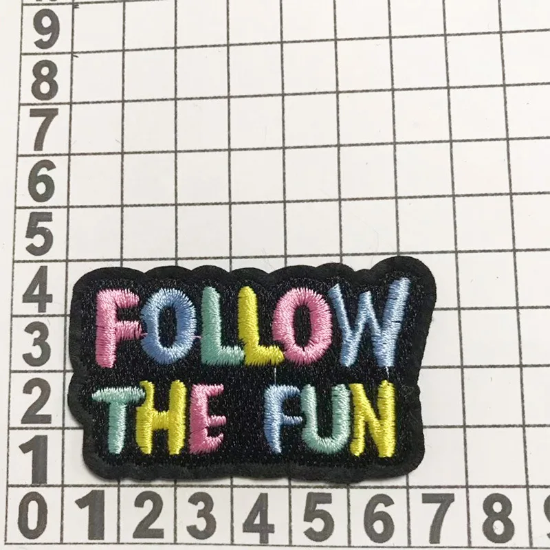 29 букв патчи с вышивкой для одежды детей плавкие аниме наклейки и