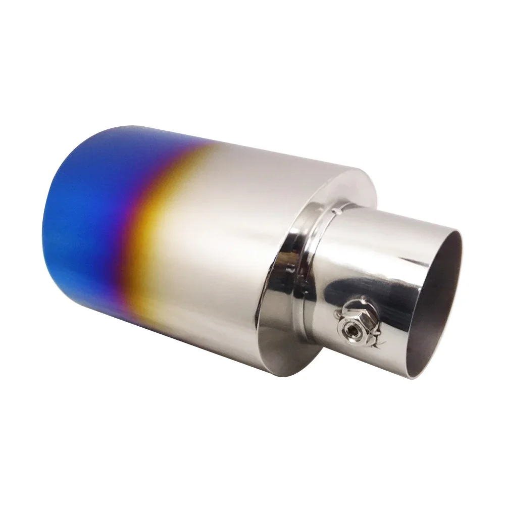 Универсальный хромированный автомобильный глушитель выхлопной трубы из