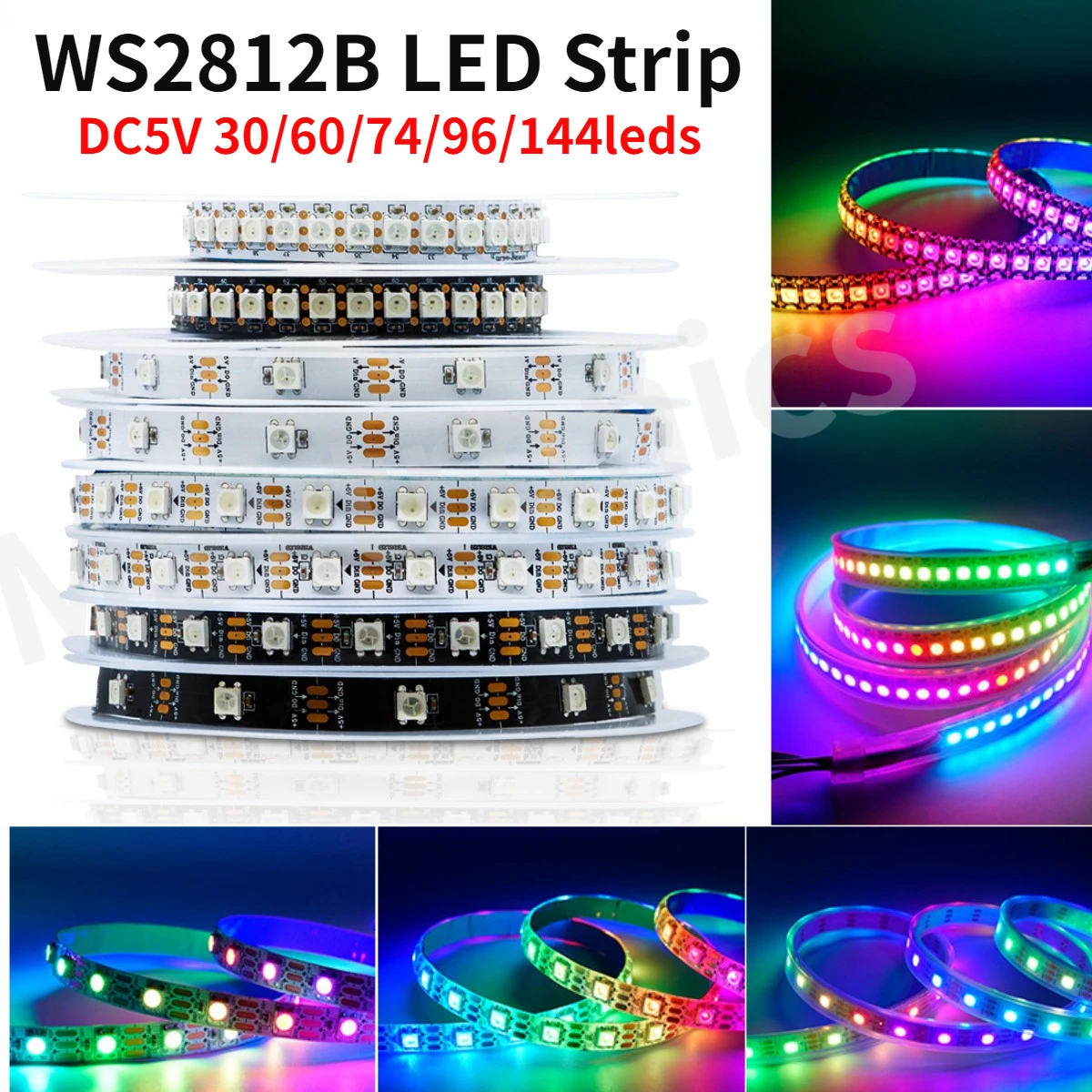 

SAGE LU MEI WS2812B RGB светодиодная лента 1-5 м