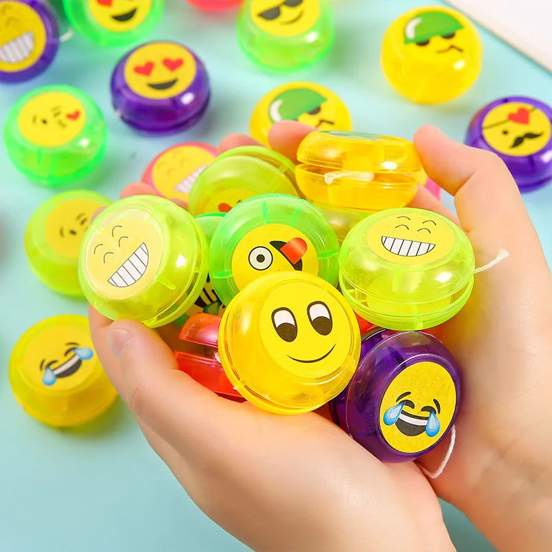 

10pcs/bag Cute Mini Smile Yoyo Toys Gadget for Kids Birthday Party Favors Treats Guest Gifts School Reward Goodie Bag Filler