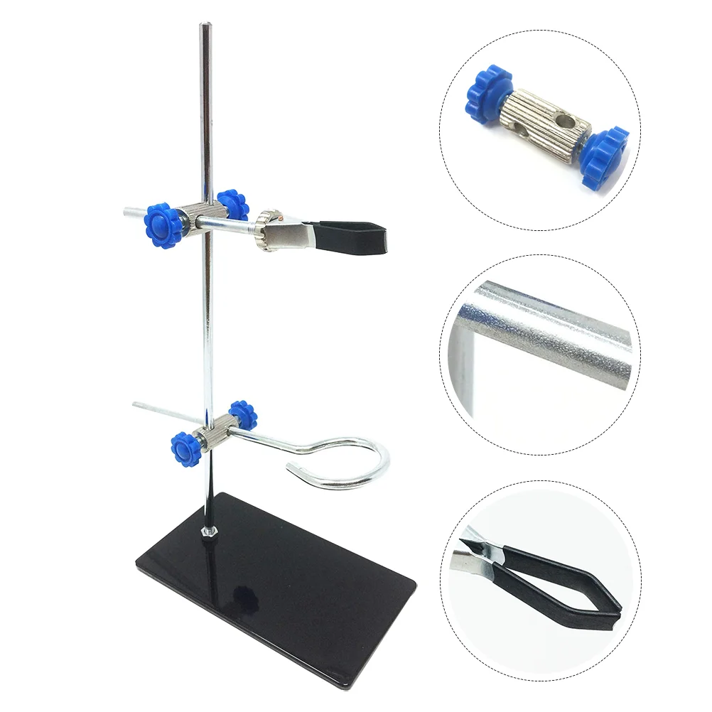 

Mini Iron Stand Laboratory Metal Rack Supplies Equipment Kit Supporting Tool Rod Shelf Brackets