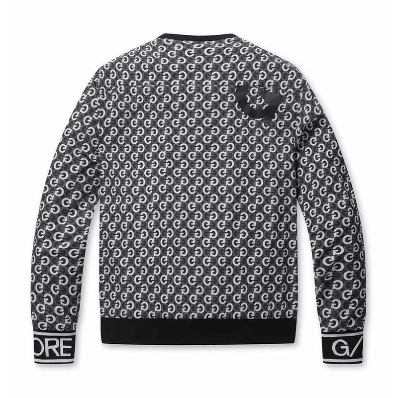 2022 golf men's knitting printing pullover sweater comfortable soft warm top