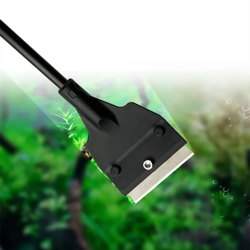 Аквариумный скребок для водорослей из нержавеющей стали лезвие живых водных