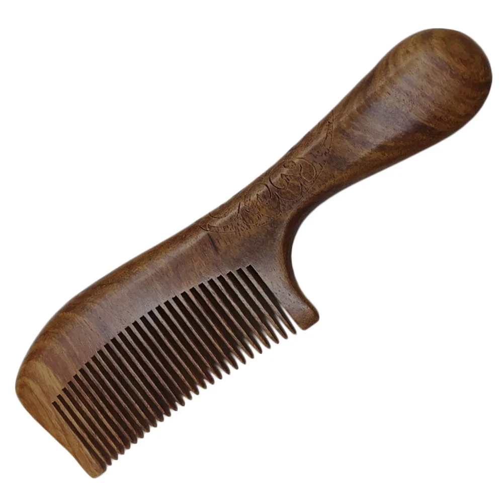

Hair Comb Comb Wooden Handle Hair Comb Large Size Comb for Hairstyle Barber Salon Home ( 195x55x14cm Middle Pattern ) Man