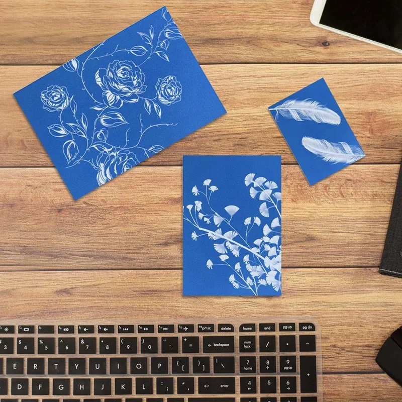 30 листов паперу для печати на солнечных батареях набор цианотипной бумаги