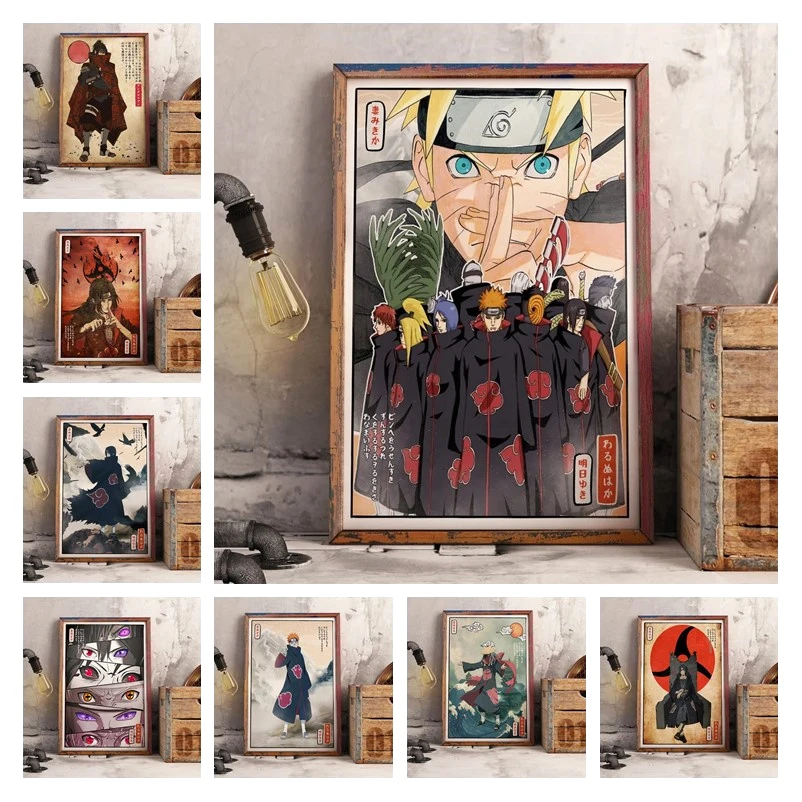 

5D DIY Diamond Painting Kit Anime Naruto Mosaic Art Rhinestone for Living Study Home Children Room Bedroom Background Wall Decor