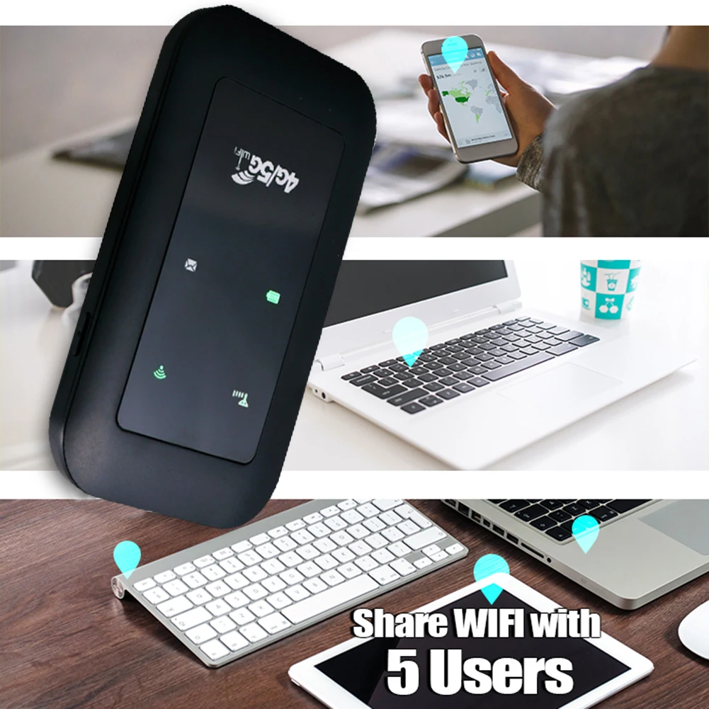 Карманный роутер 4G LTE Wi-Fi ретранслятор усилитель сигнала сетевой расширитель