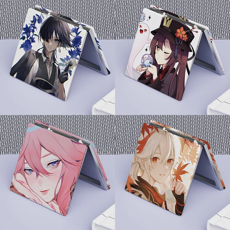 

Genshin Impact Pocket Mirrors Cosplay Anime Genshin Scaramouche Wanderer Raiden Shogun Xiao Kazuha Hutao Fignure Kawaii Gifts