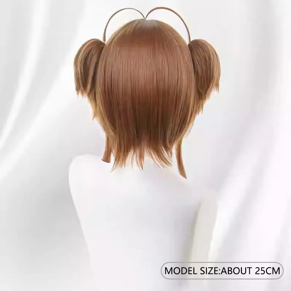 Фото Деревянный парик Honma Sakura для девочек от Moka Girls, подходит для косплея, ролевых игр, Хэллоуина и рождественского образа. №5