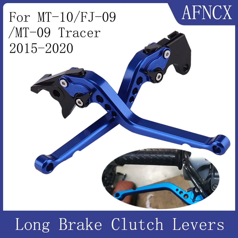

Motorcycle Accessories Adjustable Long Brake Clutch Levers Fit For Yamaha MT-10/FJ-09/MT-09 Tracer 2015 2016 2017 2018 2019 2020