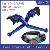 motorcycle accessories adjustable long brake clutch levers fit for yamaha mt 10fj 09mt 09 tracer 2015 2016 2017 2018 2019 2020