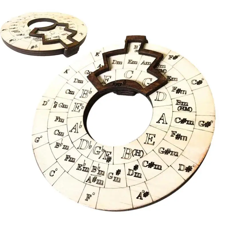 

Chord Wheel Music Wood Wheel Tools Expand Your Playing Ability Song Writing And Music Exploration Must Have Tool For Guitar