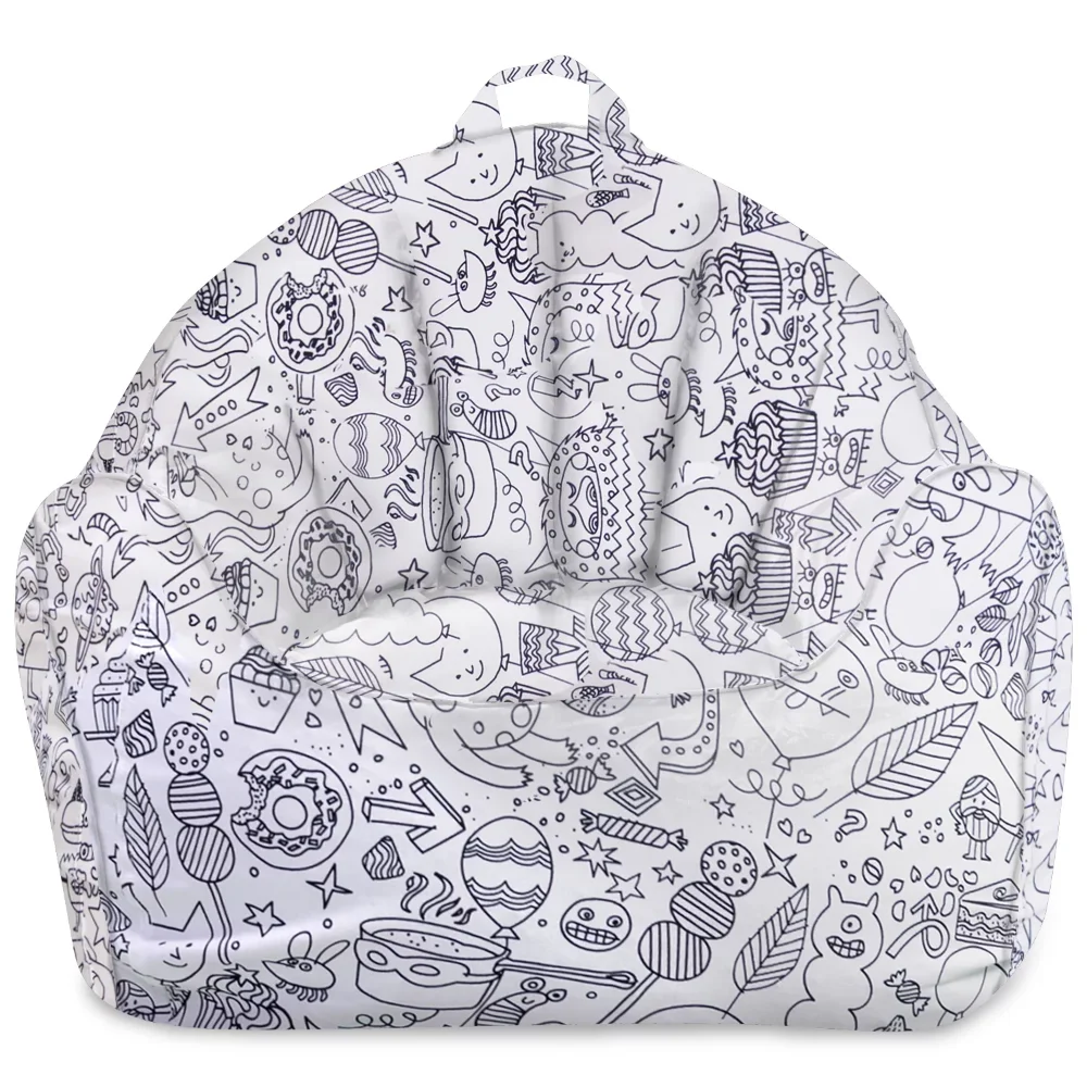 

Bean Bag Chair Lounger, Kids, 2.8 Ft, Sedentary Comfort, Interior Home, Modern Aesthetic, Bedroom, Living Room