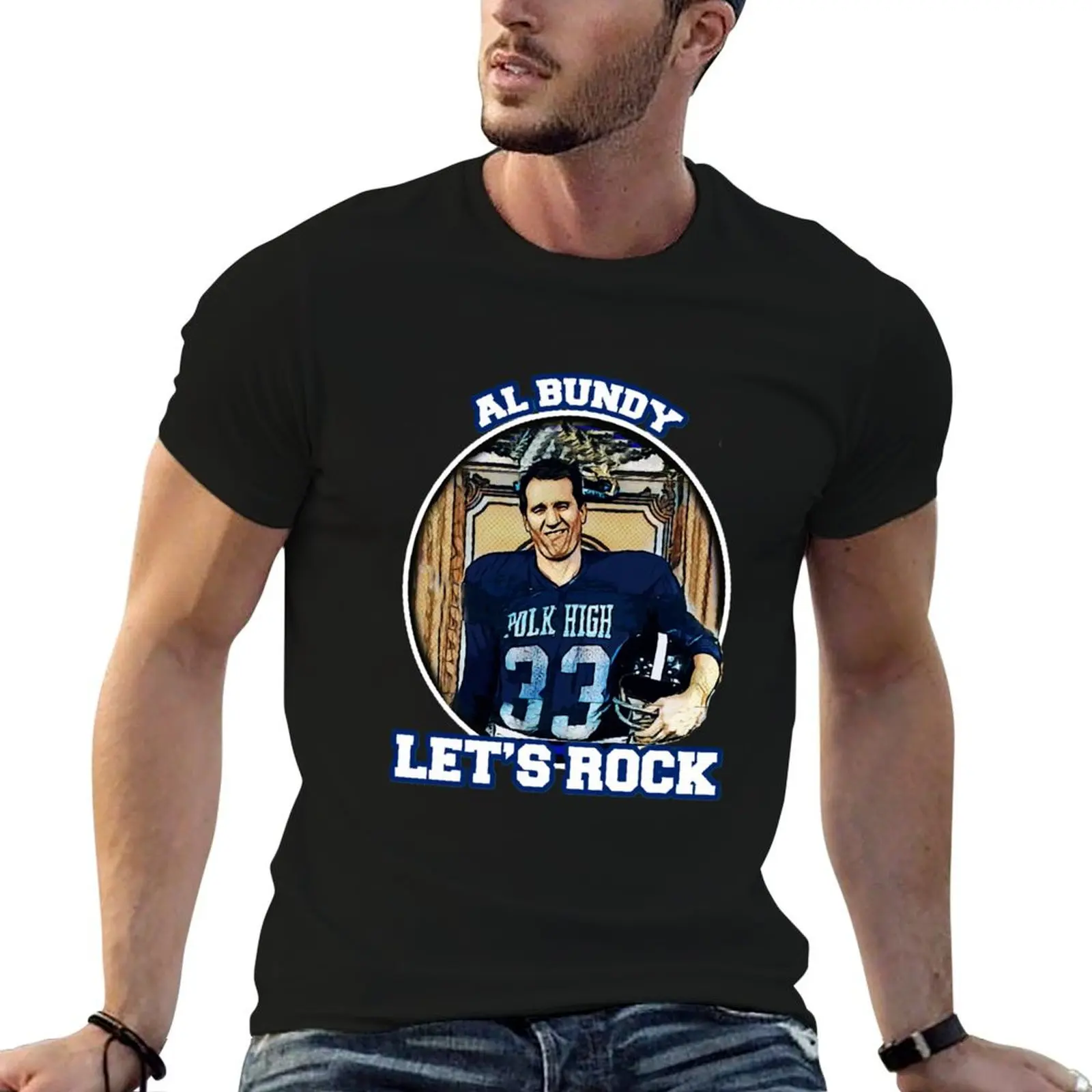 Подарочная мужская футболка Al Bundy Lets Rock Awesome For Movie Fan винтажные футболки летние