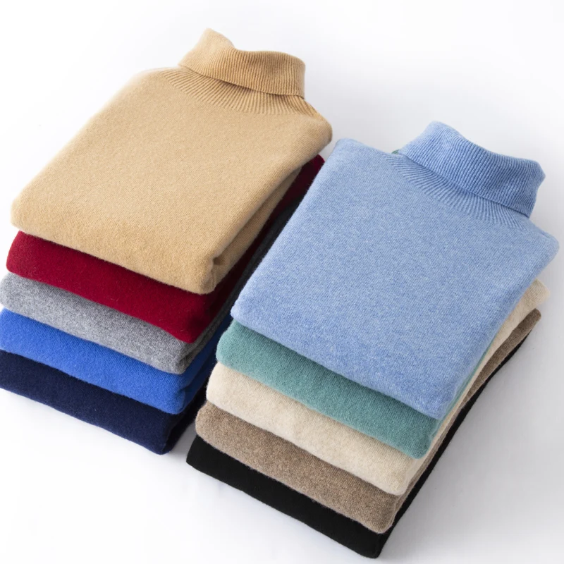 Осень/Зима 2024 новый кашемировый свитер мужской вязаный пуловер из 100% мериносовой