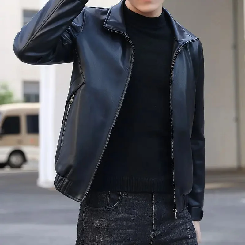 Мужская куртка из овечьей кожи