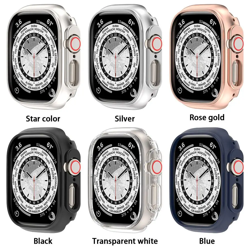 

Watch Case Shockproof Half Wrapped Protective Cover Replacement Case Compatible For Iwatch 8 Ultra 49mm Smartwatch Case Cover