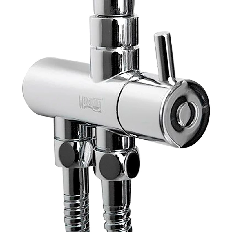 Душевой гарнитур WasserKRAFT A027 ( 3-функциональная лейка шланг насадка круглая 200 мм