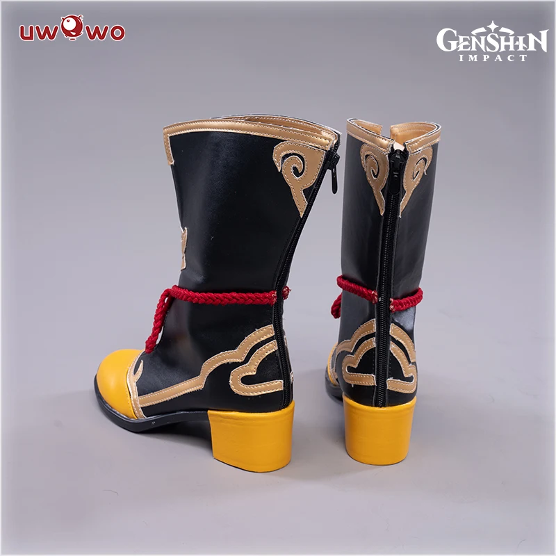 Фото UWOWO Game Genshin Impact Xiangling Изысканная кухня косплей обувь сапоги на заказ №3