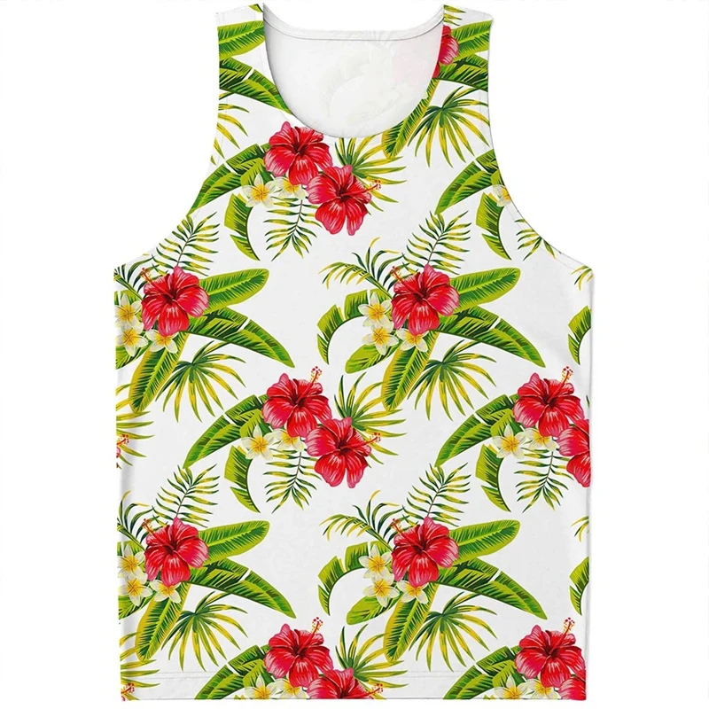 Гавайский ананас 3D полный принт мужской жилет летняя спортивная одежда футболка