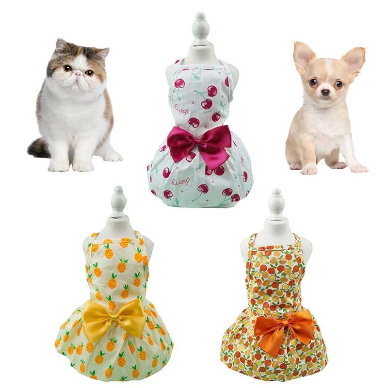

Dog Skirts Dogs Dress Floral Skirts Pet Supplies Pet Skirts Universal Comfortable Small Fresh Sweet Cute