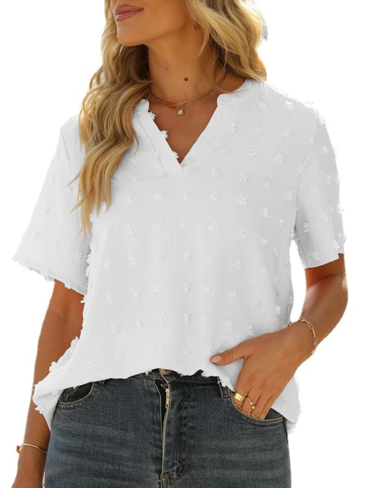 Рисунок 3 - Женская жаккардовая рубашка с V-образным