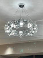 postmodern light luxury bubble crystal chandelier nordic minimalist living room dining room bedroom lighting lighting